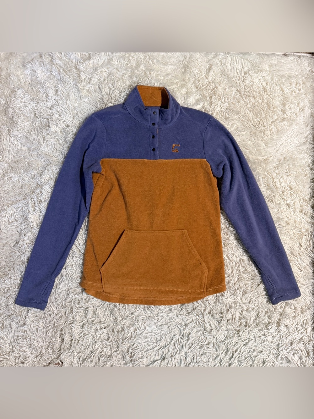 Women’s Small Purple/Orange Riding Sport Long Sleeve Horseback Riding Sweater